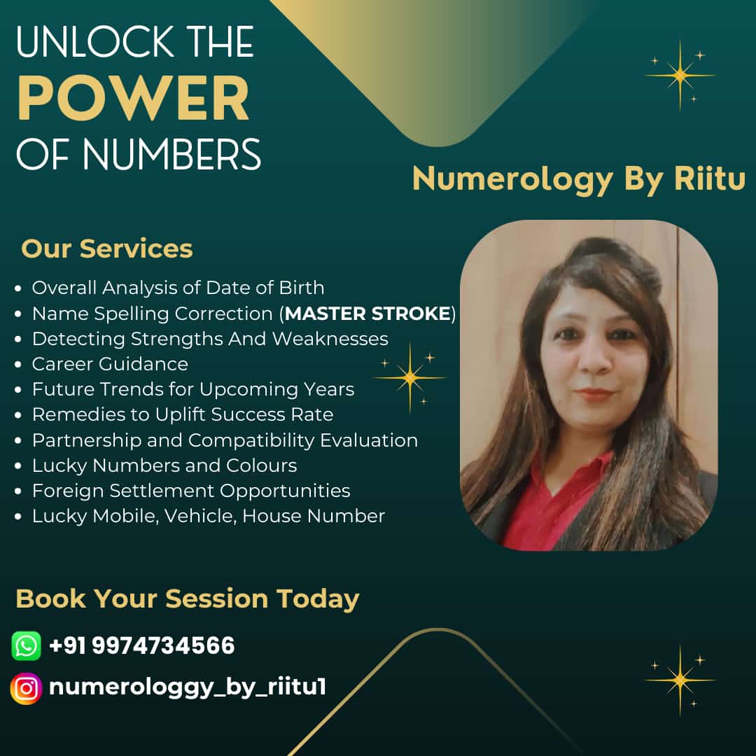 Numerology By Riitu  - Riitu Vjayvargia  Logo | SGM Vendor